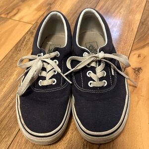 Vans dark navy used size 6.5 women’s size 5 men